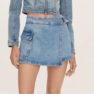 Mango Denim Skort